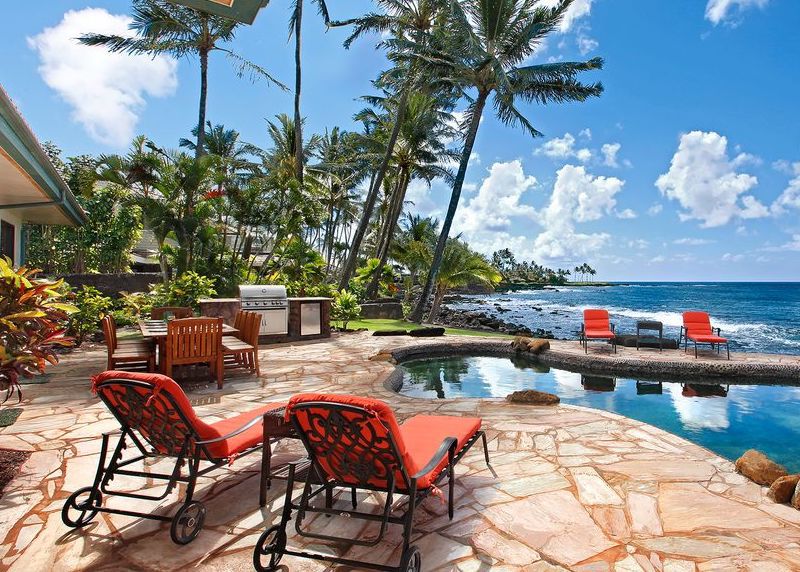 Poipu Beach Oceanfront Home