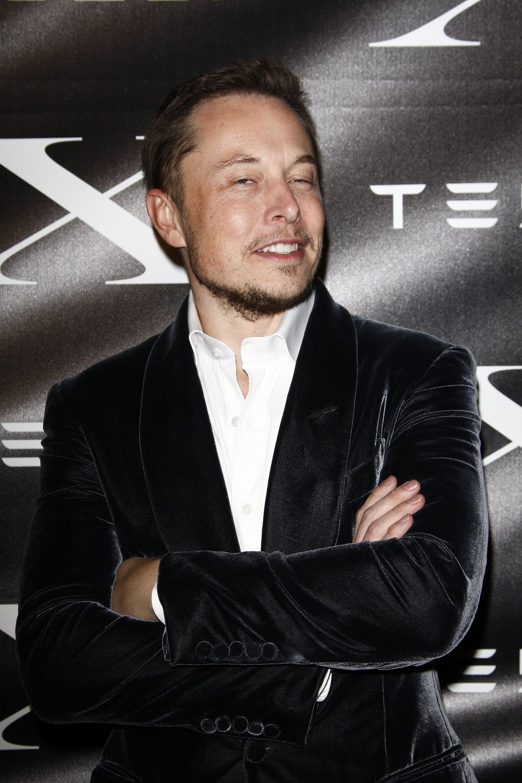 Elon Musk at the Tesla Worldwide Debut of Model X