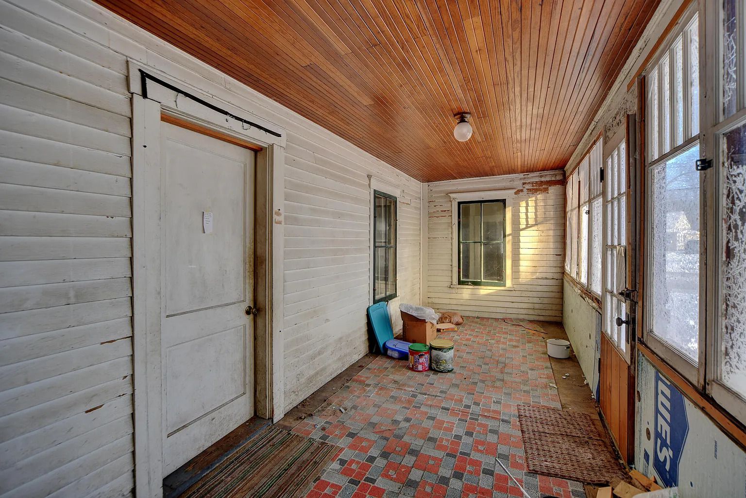 275 Hunnewell Ave, Pittsfield, ME 04967 Inside Screened Porch
