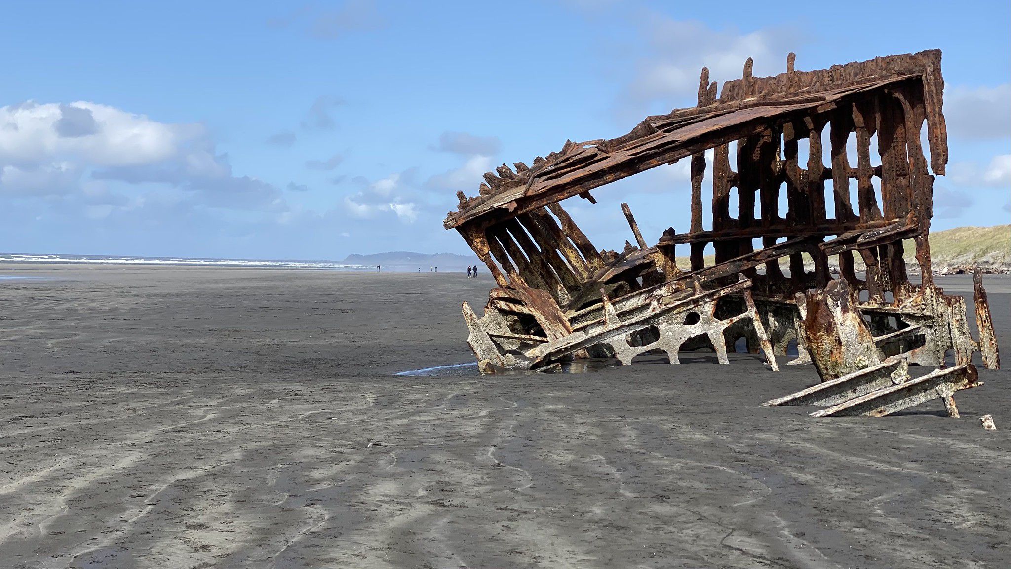The remains of the Peter Iredale