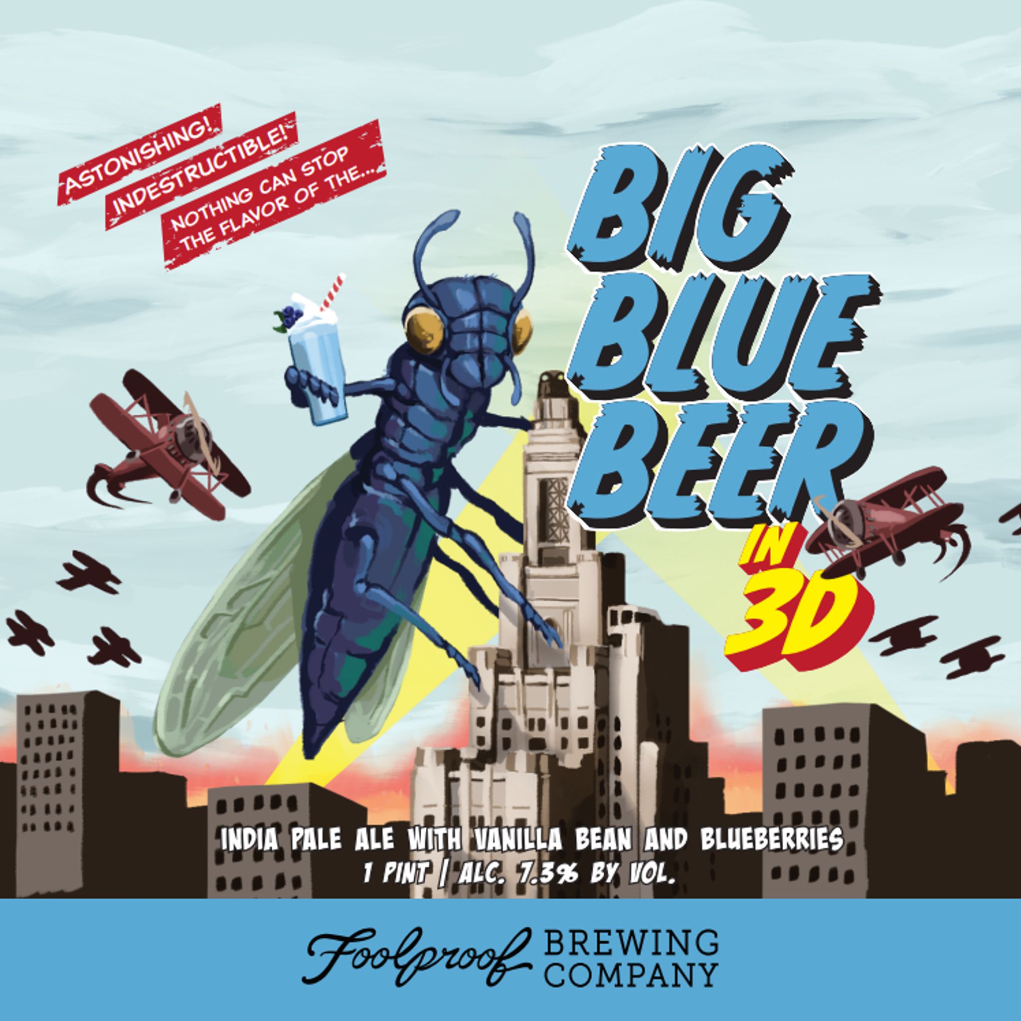 Big Blue Beer Can