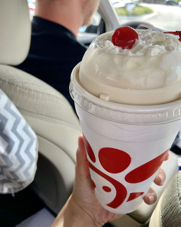 Chick-fil-A milkshake