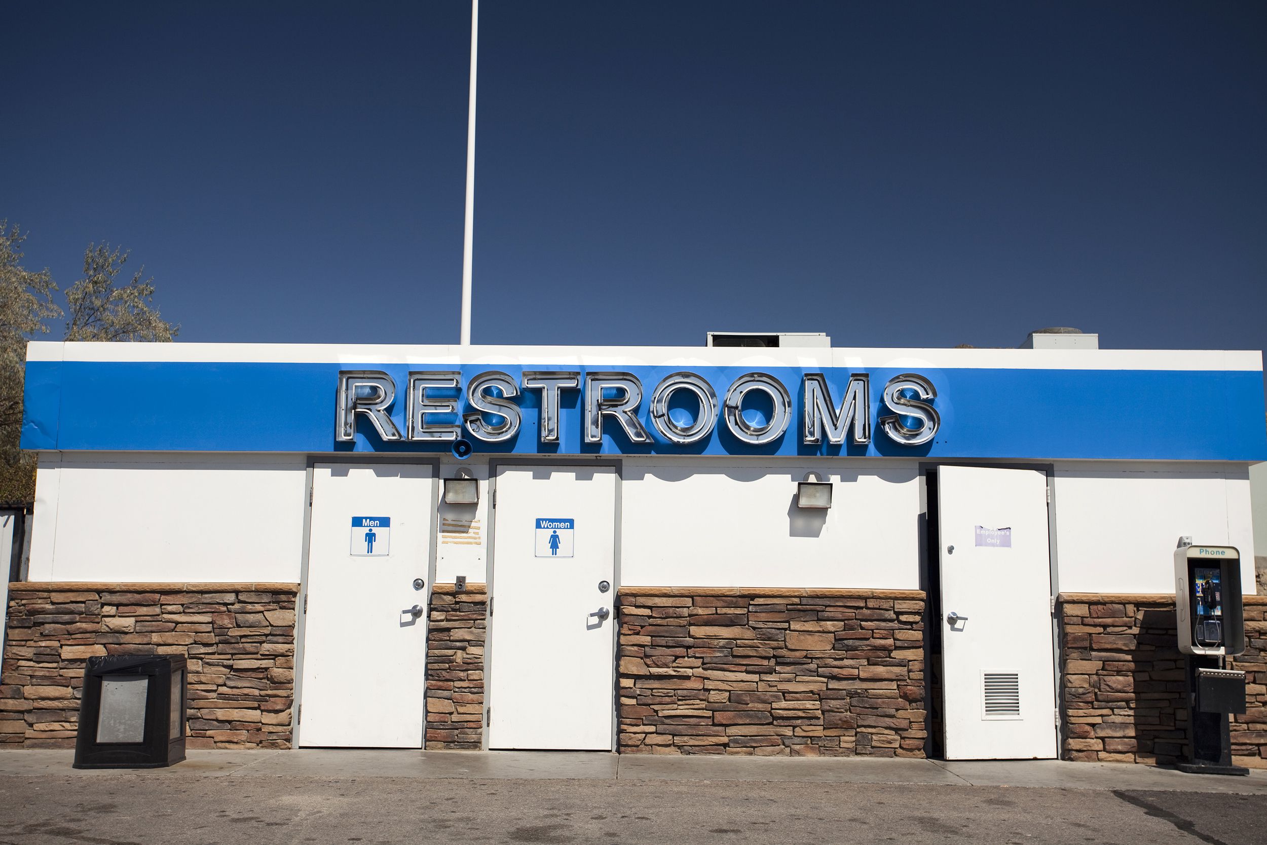 Gas station restrooms