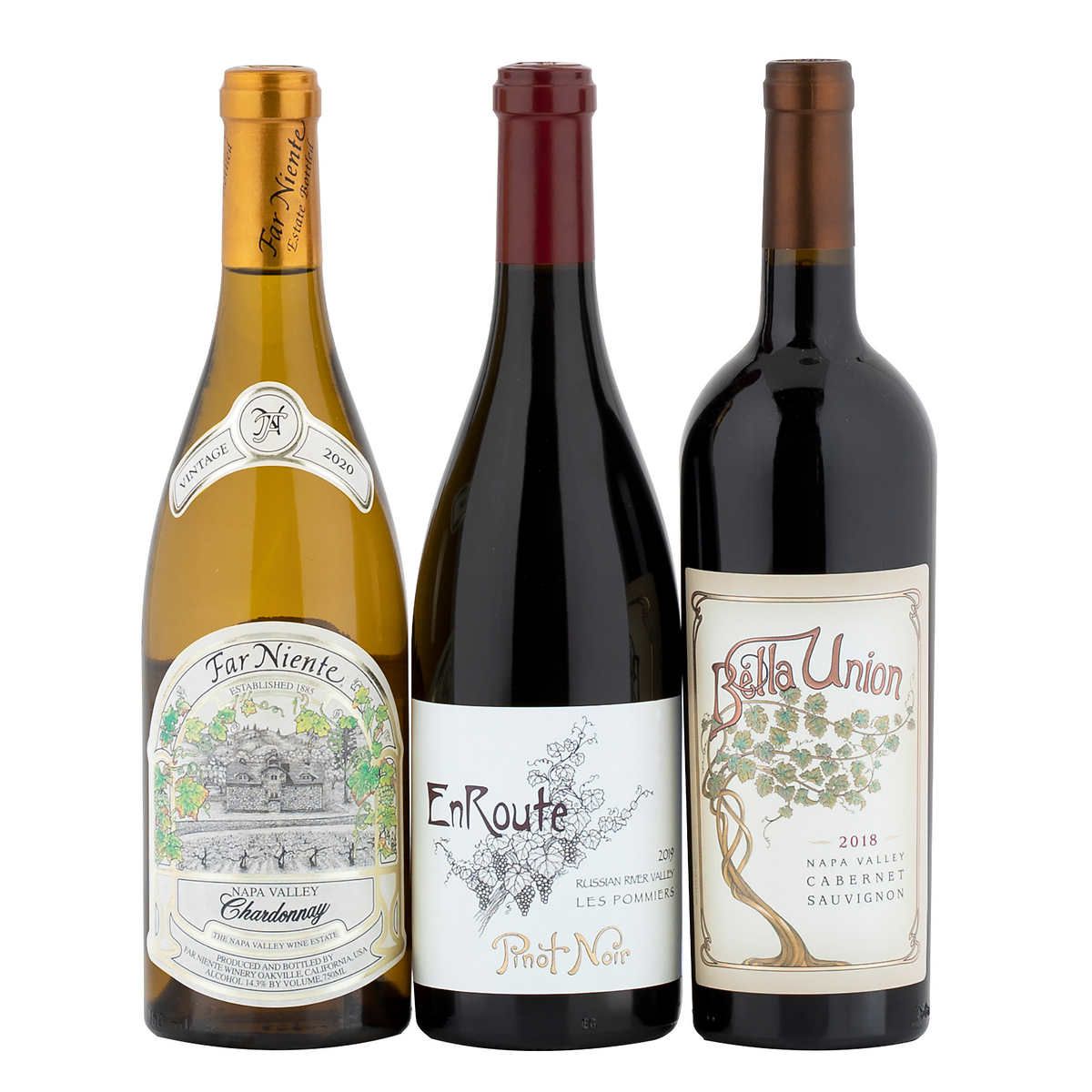 Far Niente 3 Bottle Wine Assortment 750 ml 3-Pack