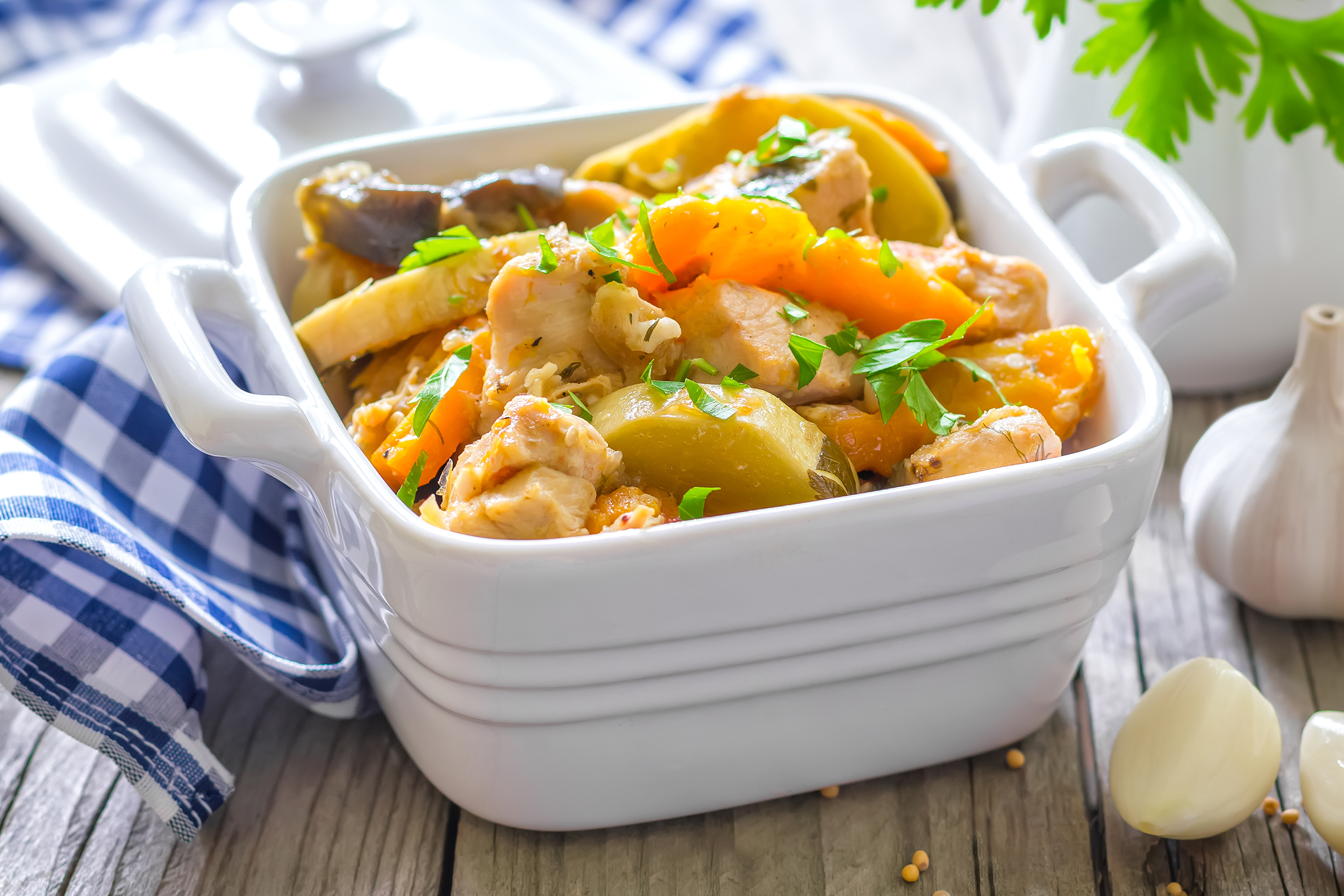 Chicken and vegetable hearty stew