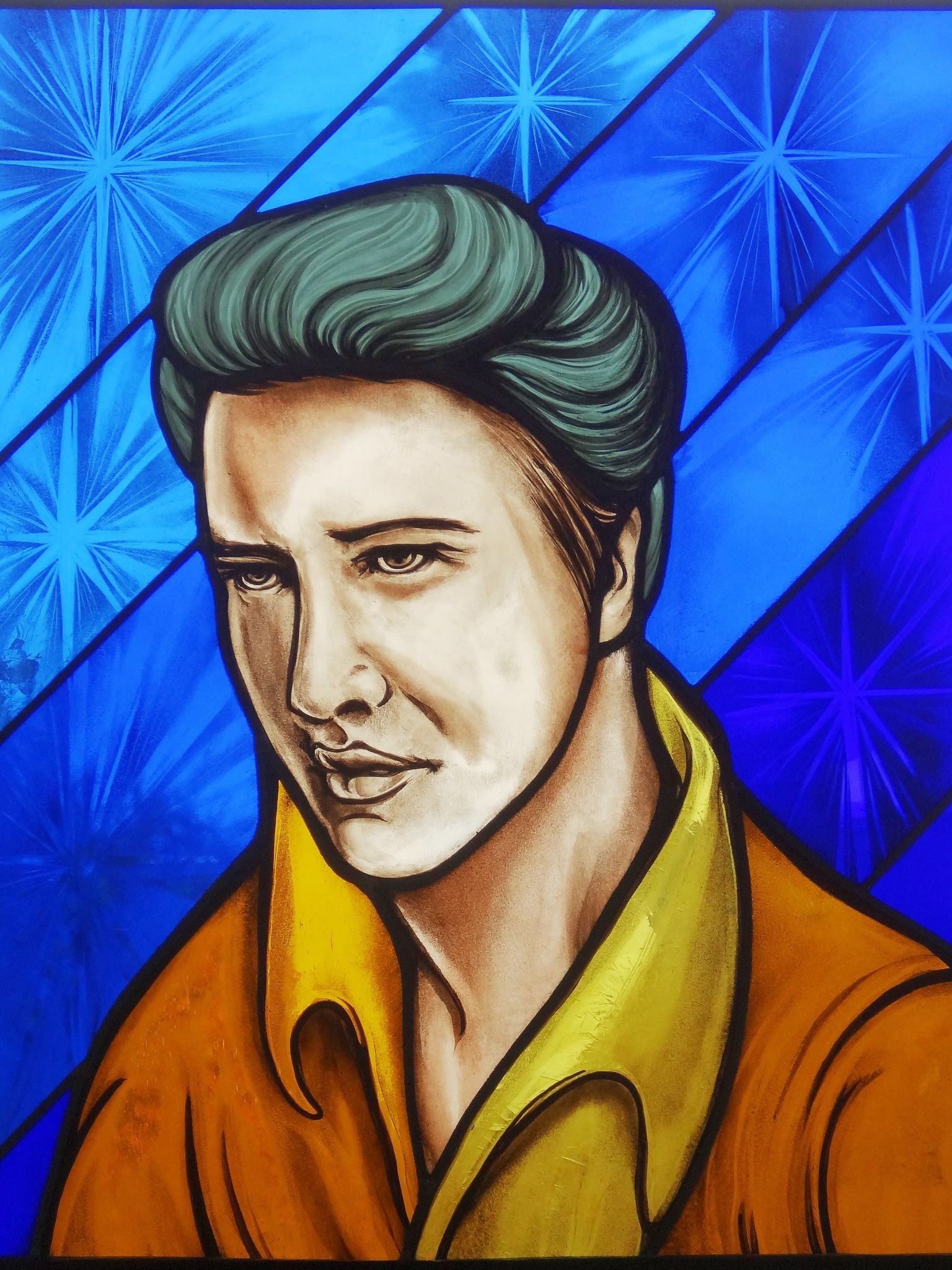 A Stained-Glass Portrait
