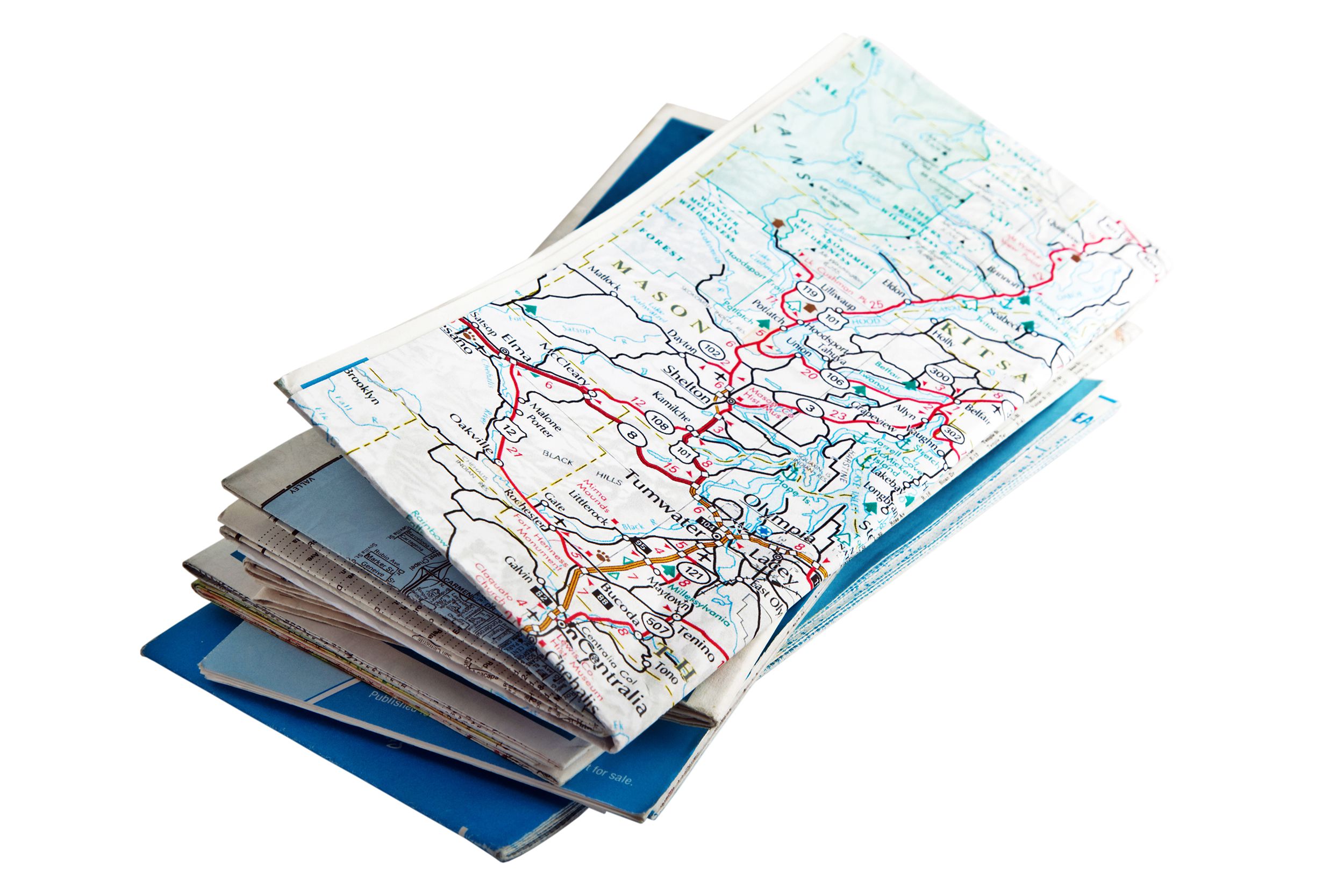 Paper map