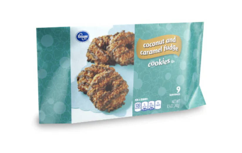 Kroger Coconut & Caramel Fudge Cookies