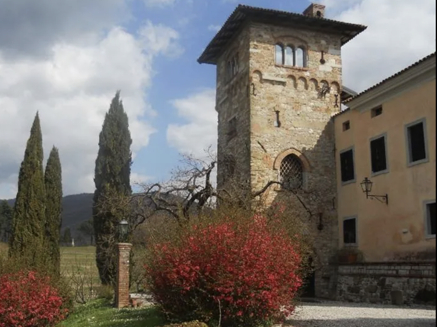 16th Century Castle on a Hill, Italy