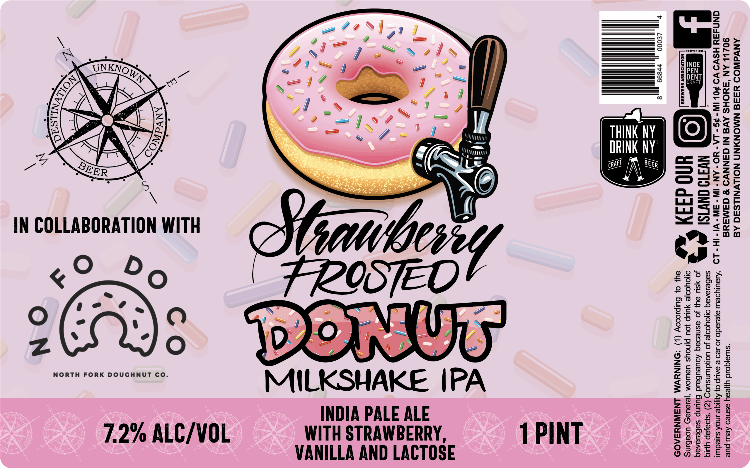 Strawberry Frosted Donut Milkshake IPA