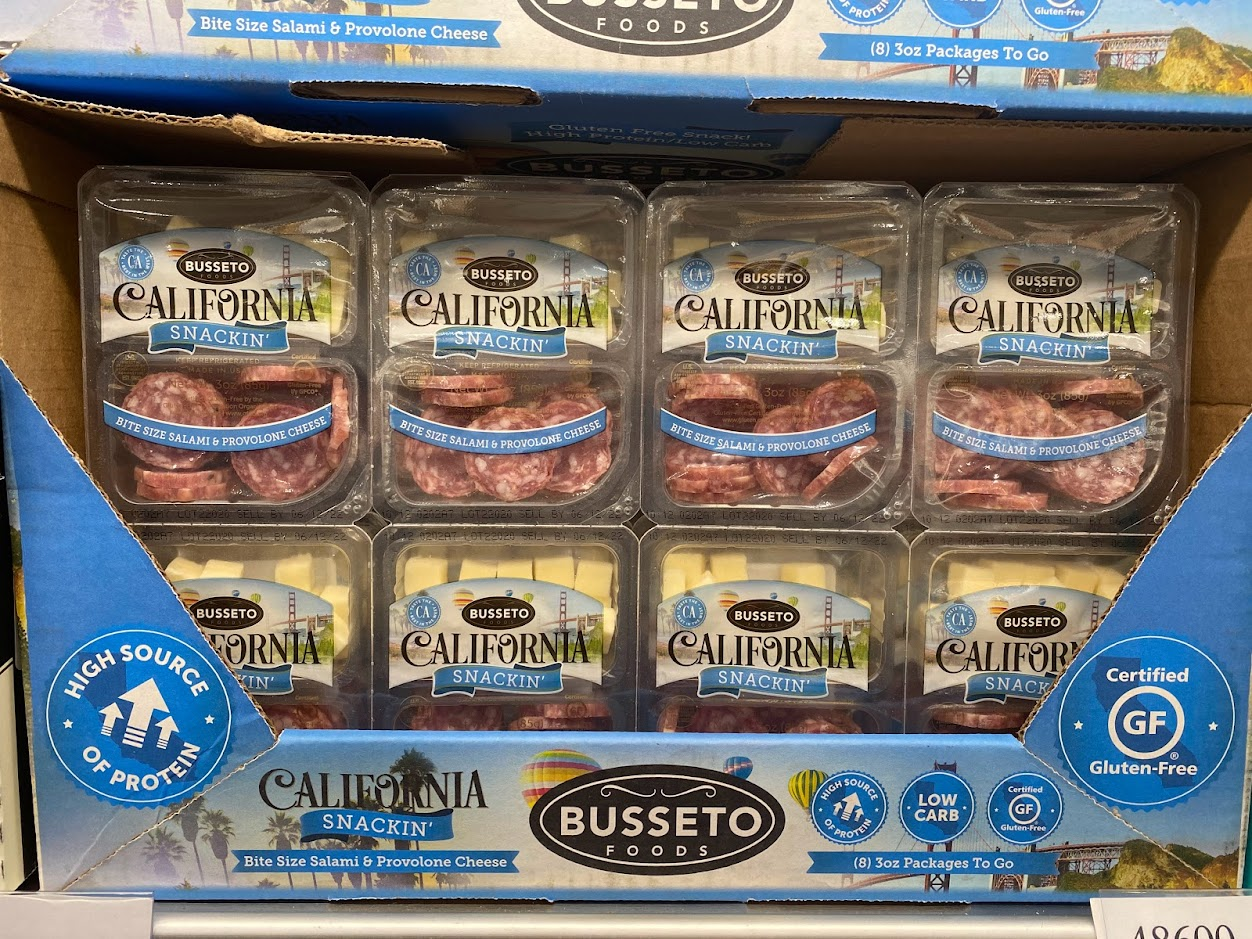 Busseto California Snackin' Salami and Provolone Snack Costco