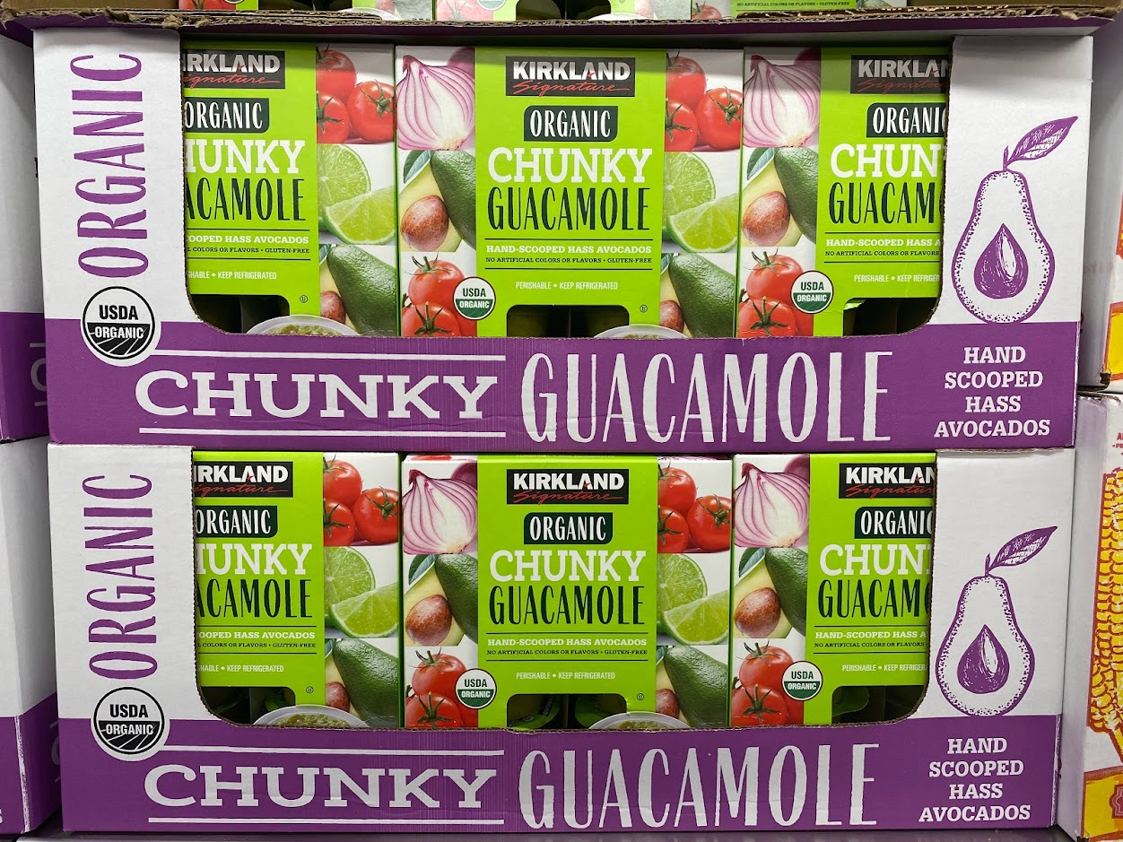 Kirkland Signature Organic Chunky Guacamole Costco