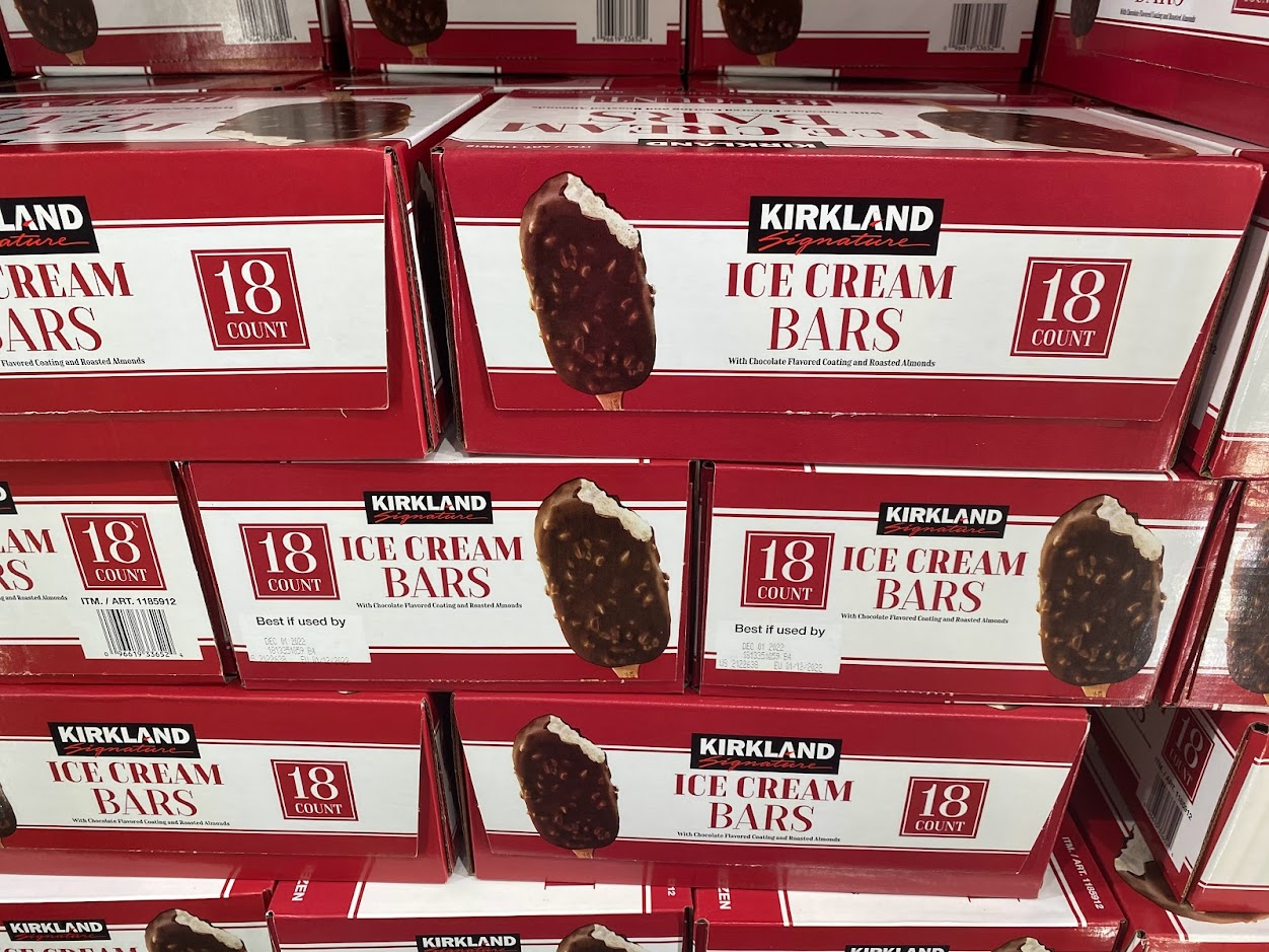 Kirkland Signature Ice Cream Bars Costco