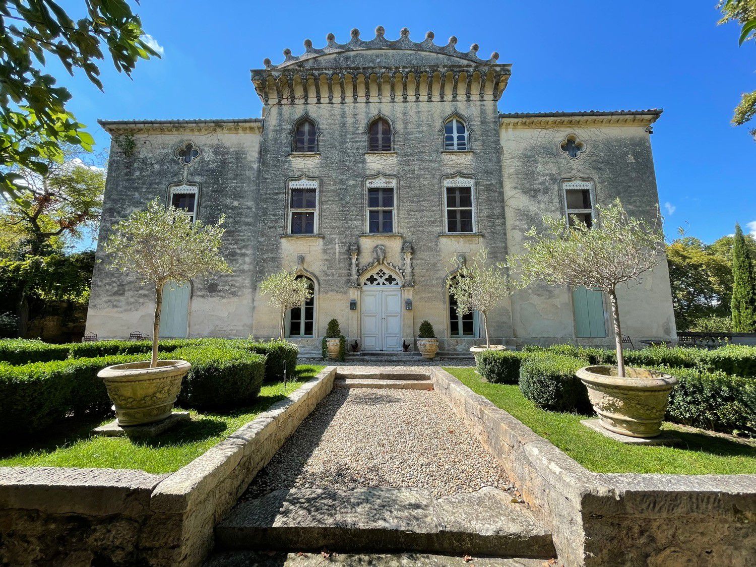 Restored Venetian Castle, France