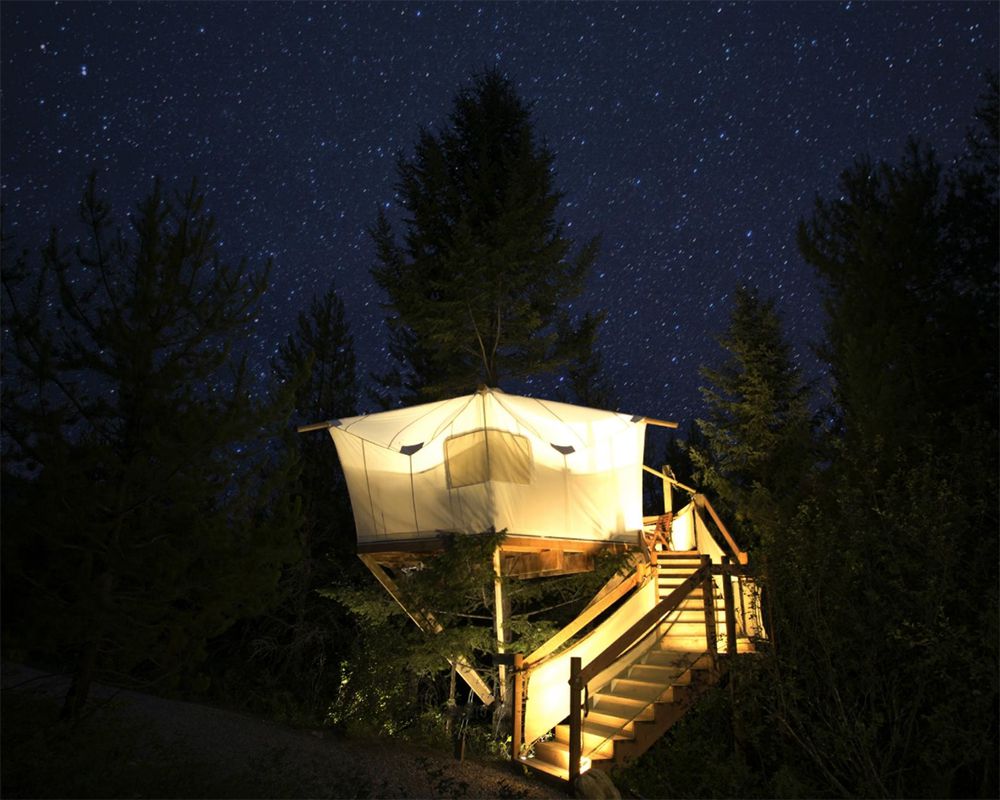 Under the Canvas, Glacier National Park, Montana