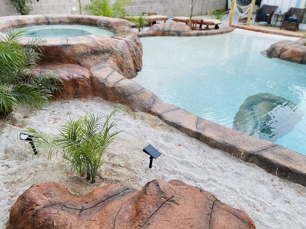 Beach-Style House With Pool