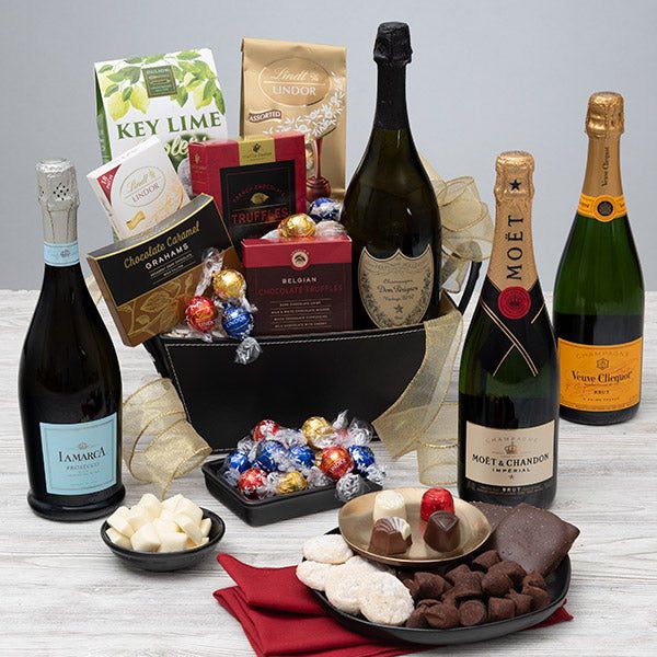 Champagne and Truffles Gift Basket