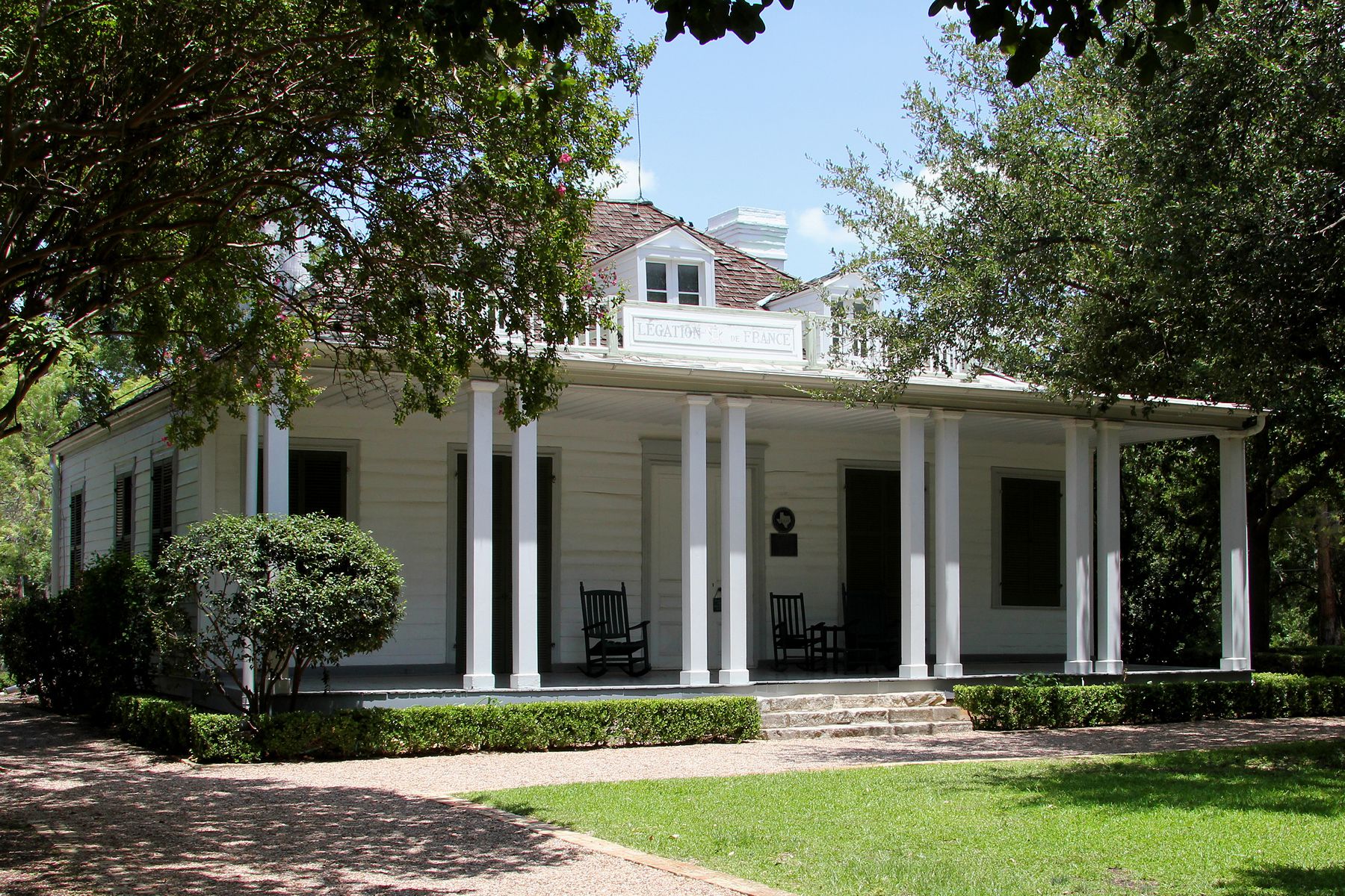 The French Legation, built in 1840-41, is now the French Legation Museum.