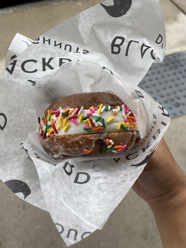 Doughnut Ice Cream Sandwich