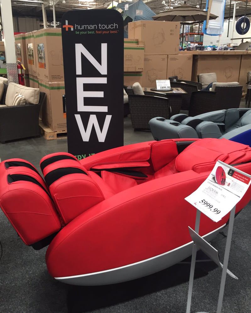 Human Touch Novo Massage Chairs roadshow at Costco