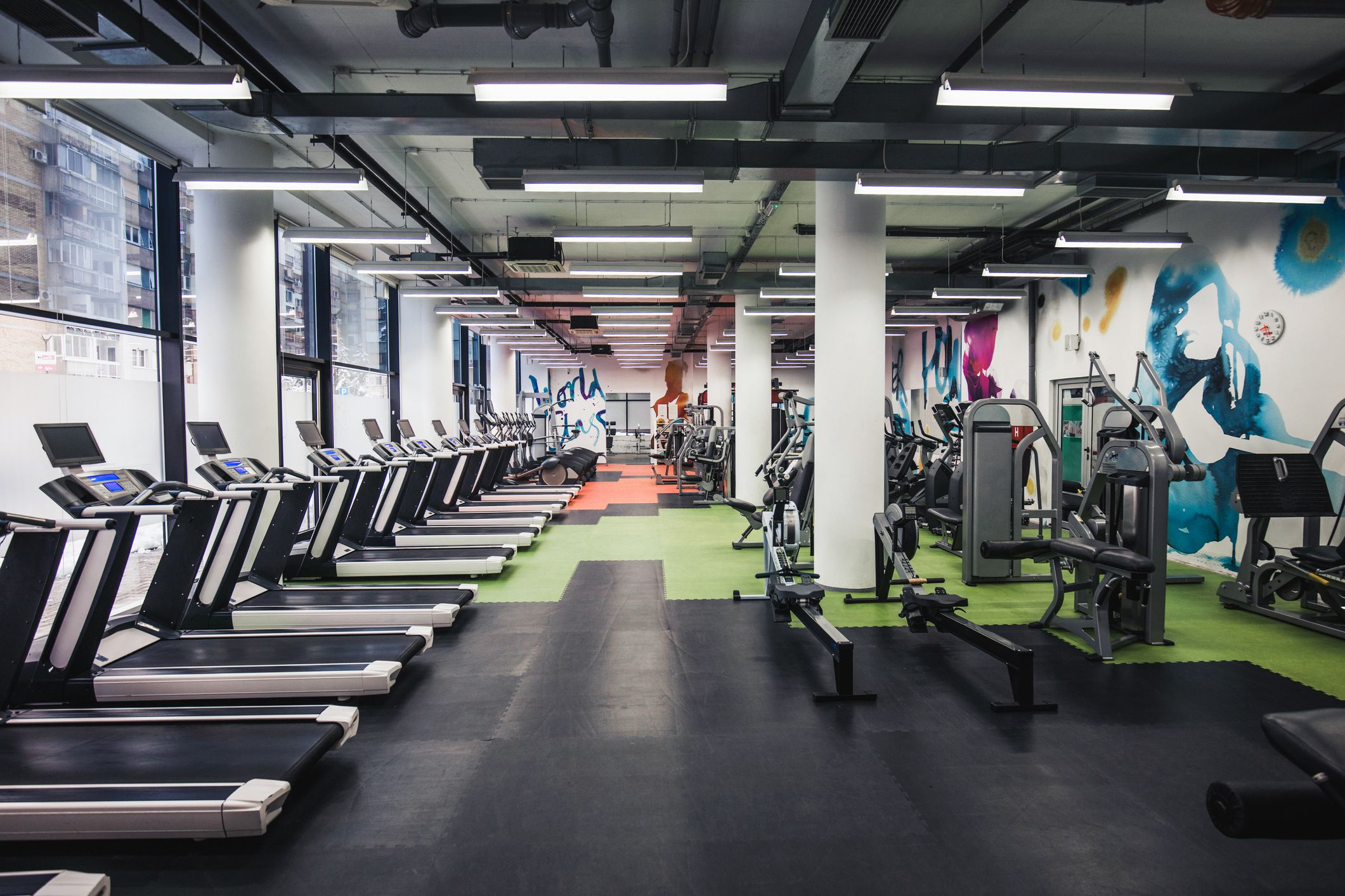empty gym interior