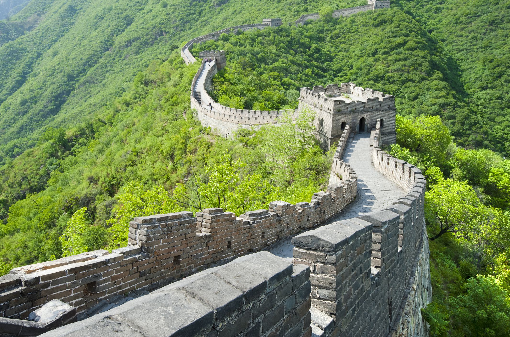 Beautiful Mutianyu section of the Chinese Great Wall