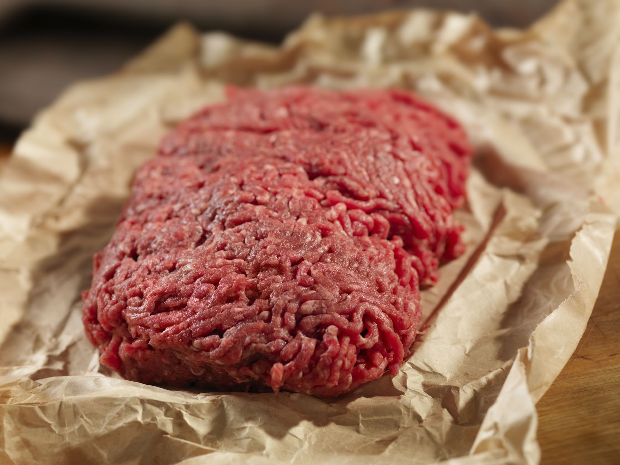 Minced Meat in Butcher Paper-Photographed on Hasselblad H3D2-39mb Camera
