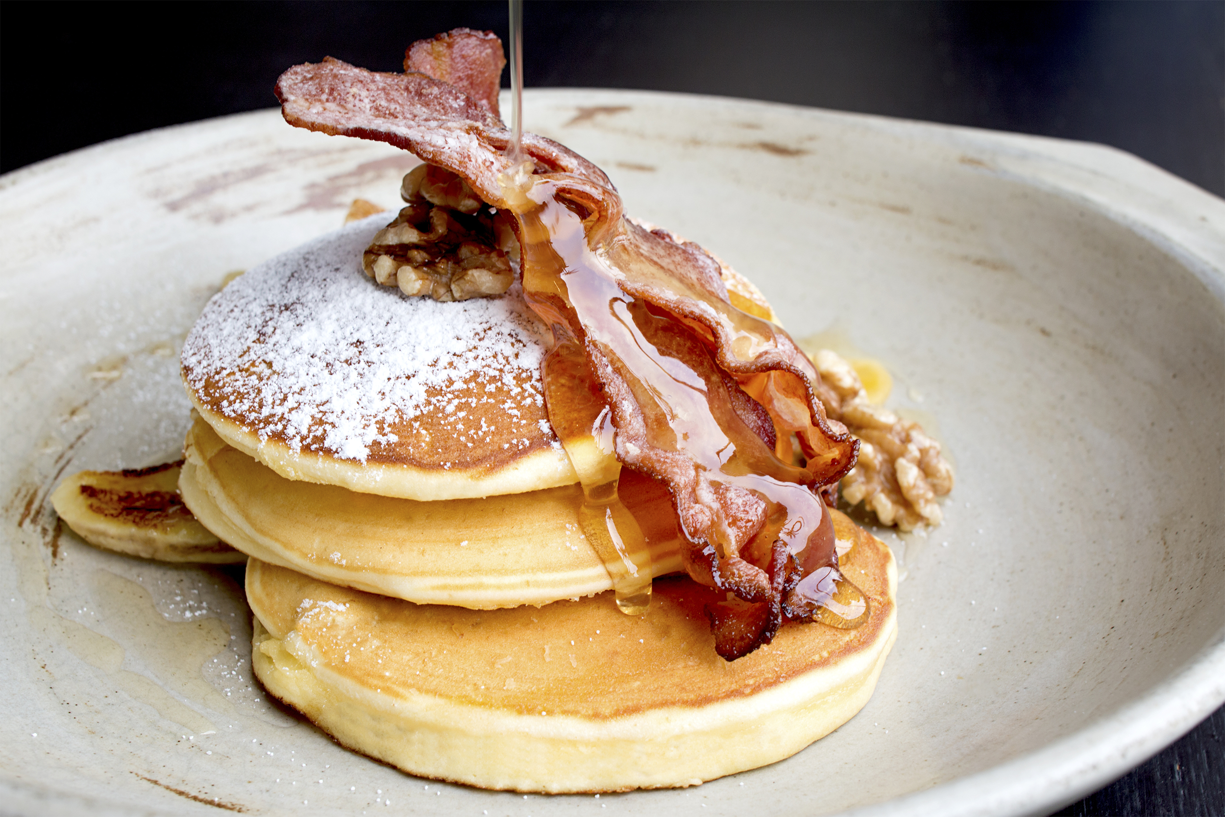 pancakes and bacon