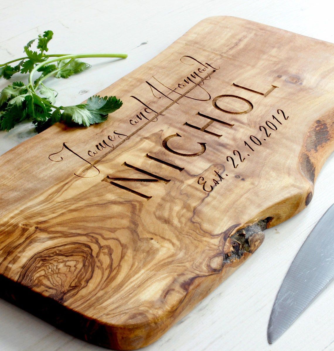 Personalized Wooden Cutting Board