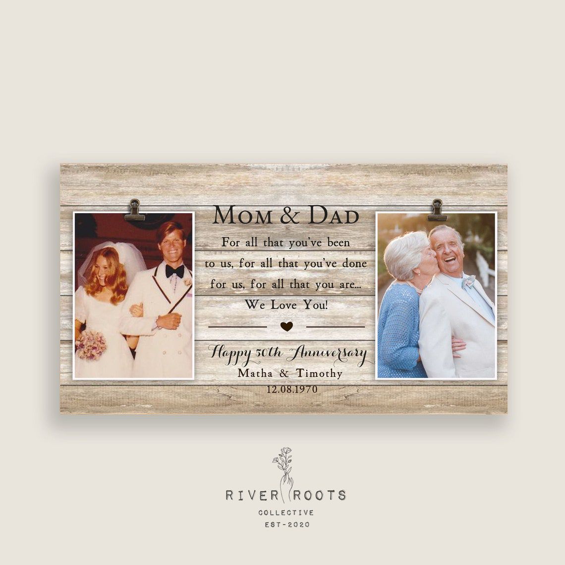 Then-and-Now Picture Frame