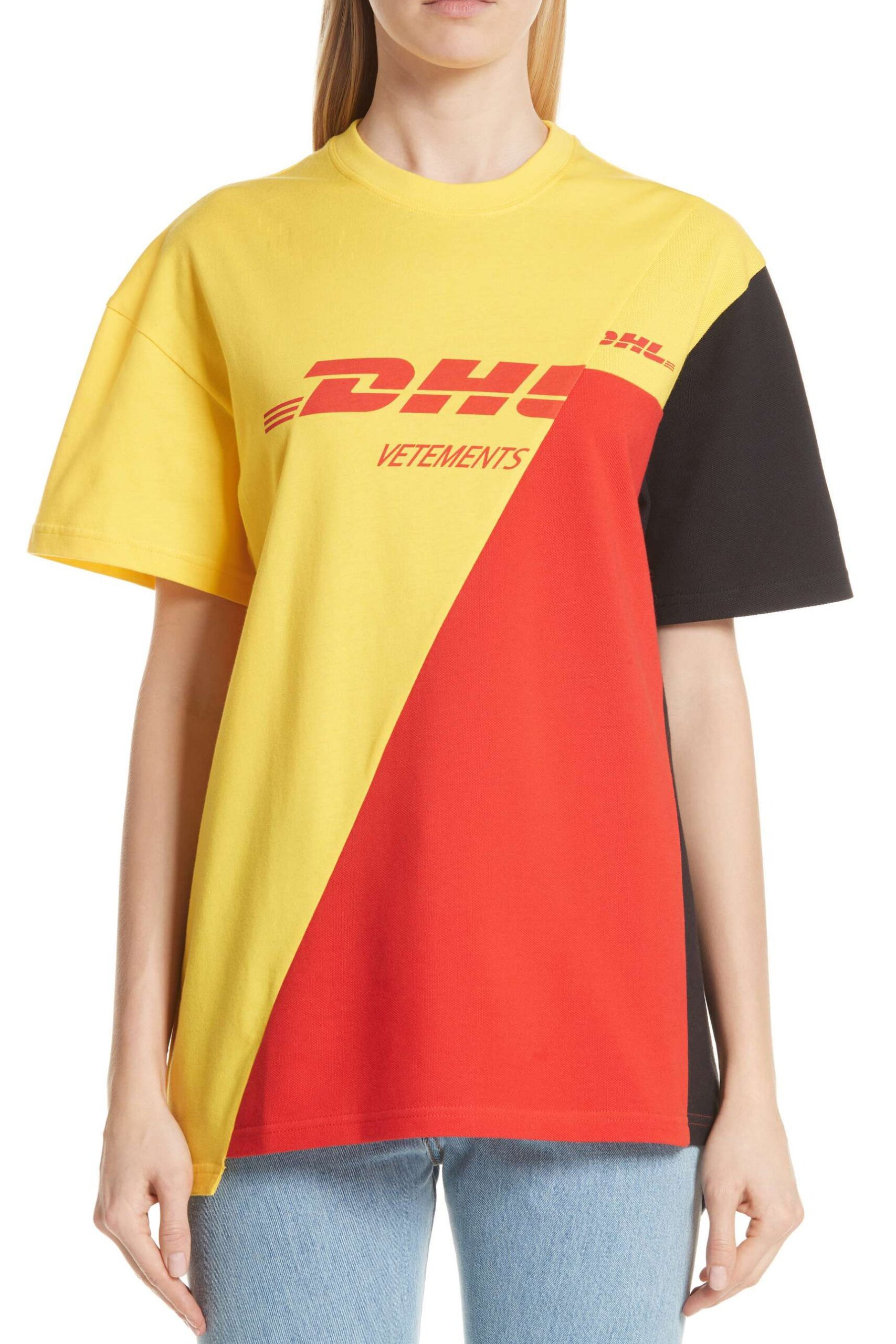 Vetements DHL Cut-up Tee, Nordstrom