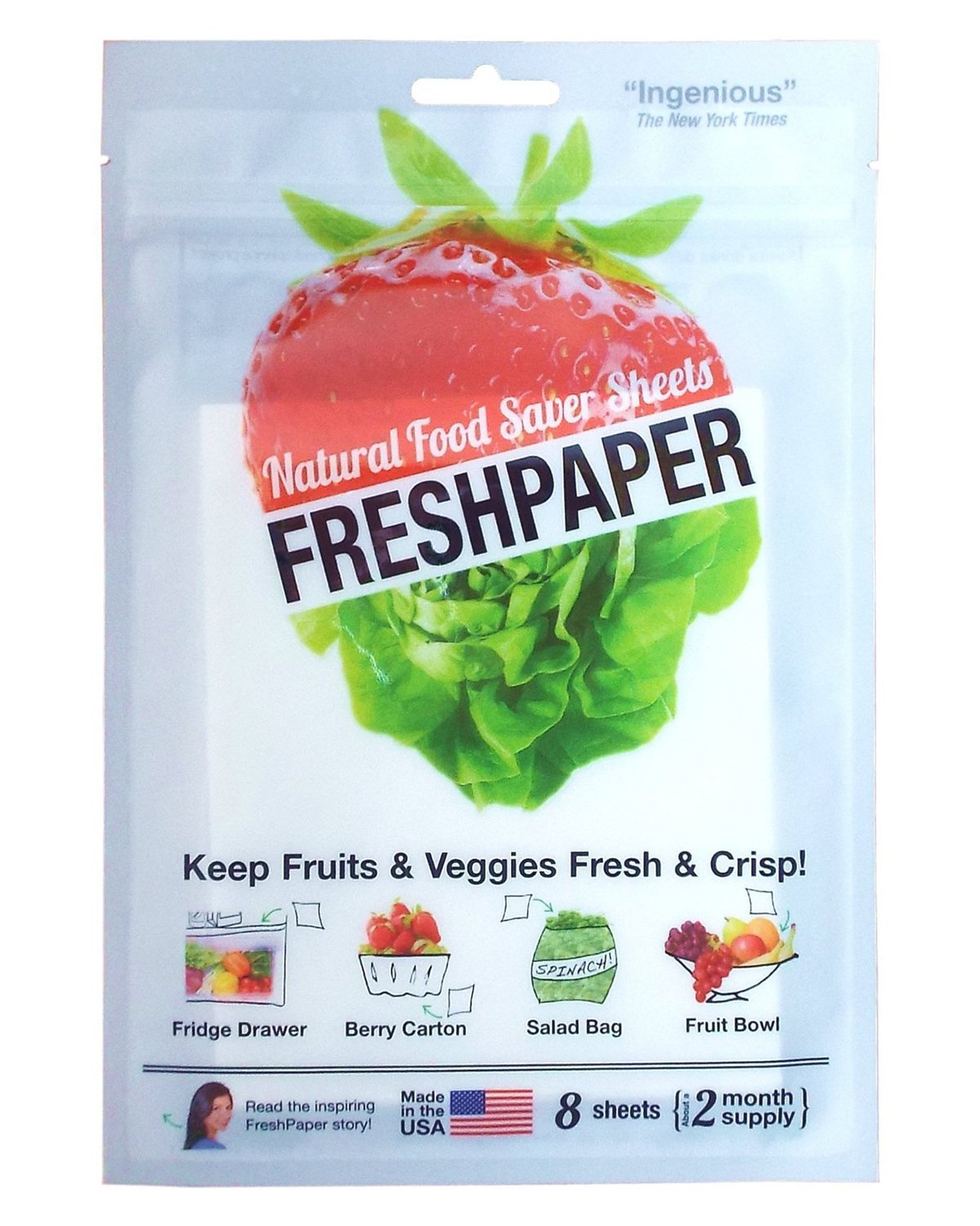 Fenugreen FreshPaper Produce Saver Sheets