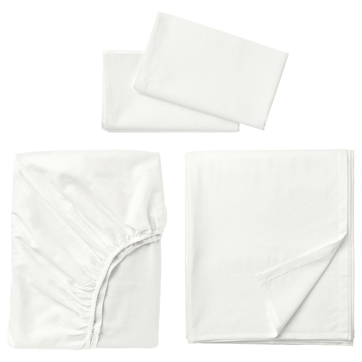 FÄRGMÅRA Sheet Set, White, Full/Double