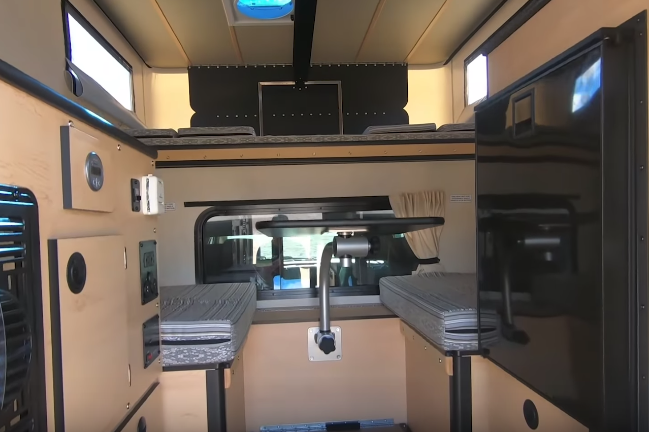 FWC Hawk and Ram Power Wagon Truck Camper RV Inside