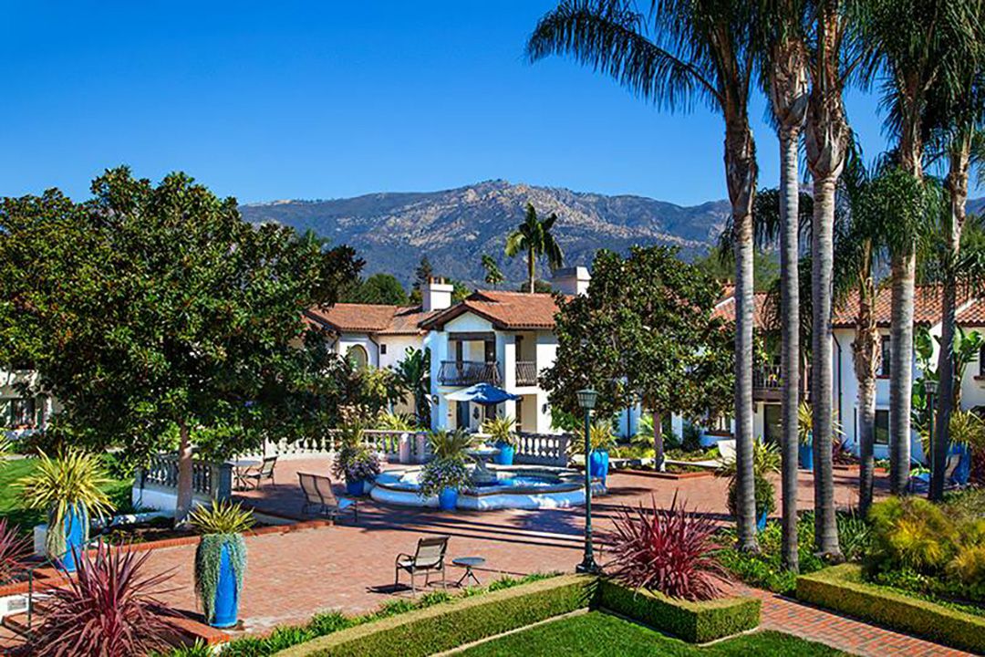 The Samarkand, Santa Barbara, California on a sunny day