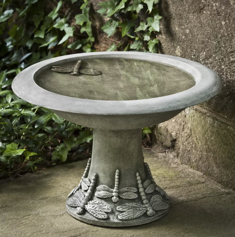 Dragonfly Bird Bath