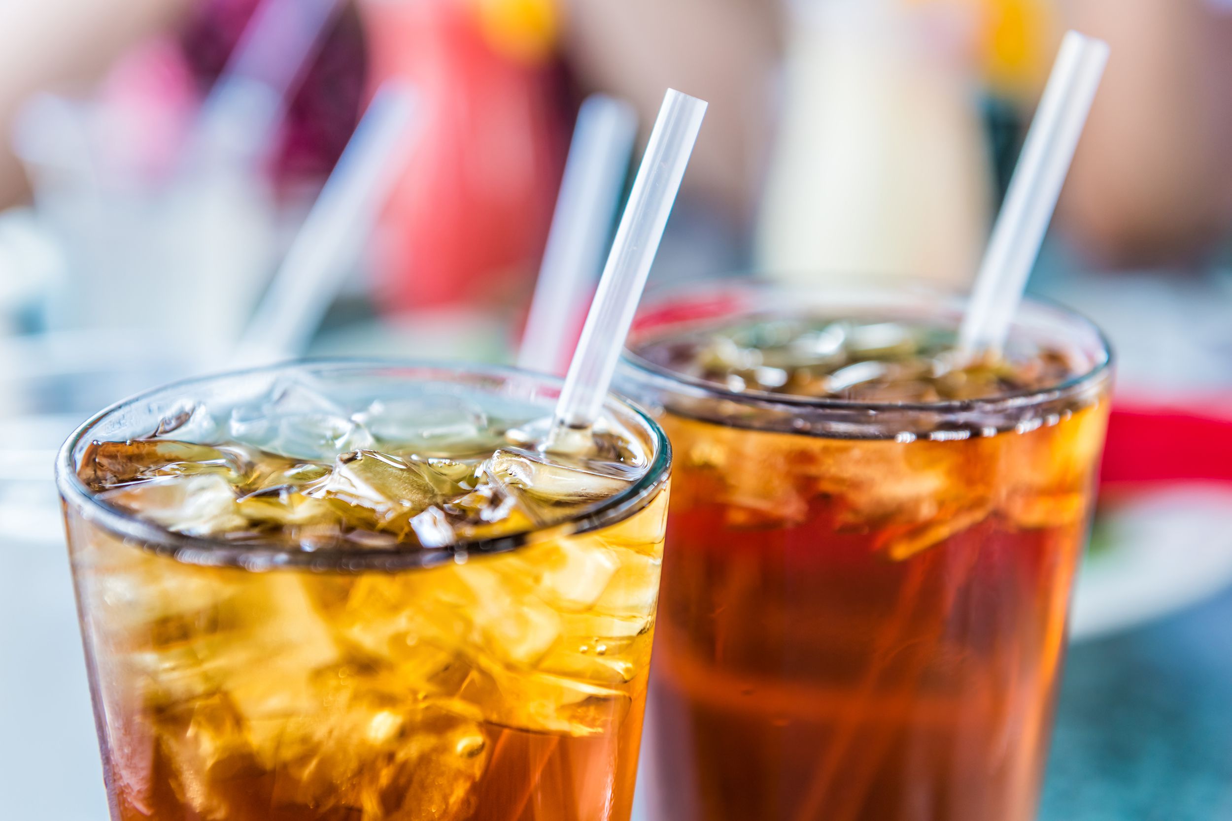 Soda at a restaurant
