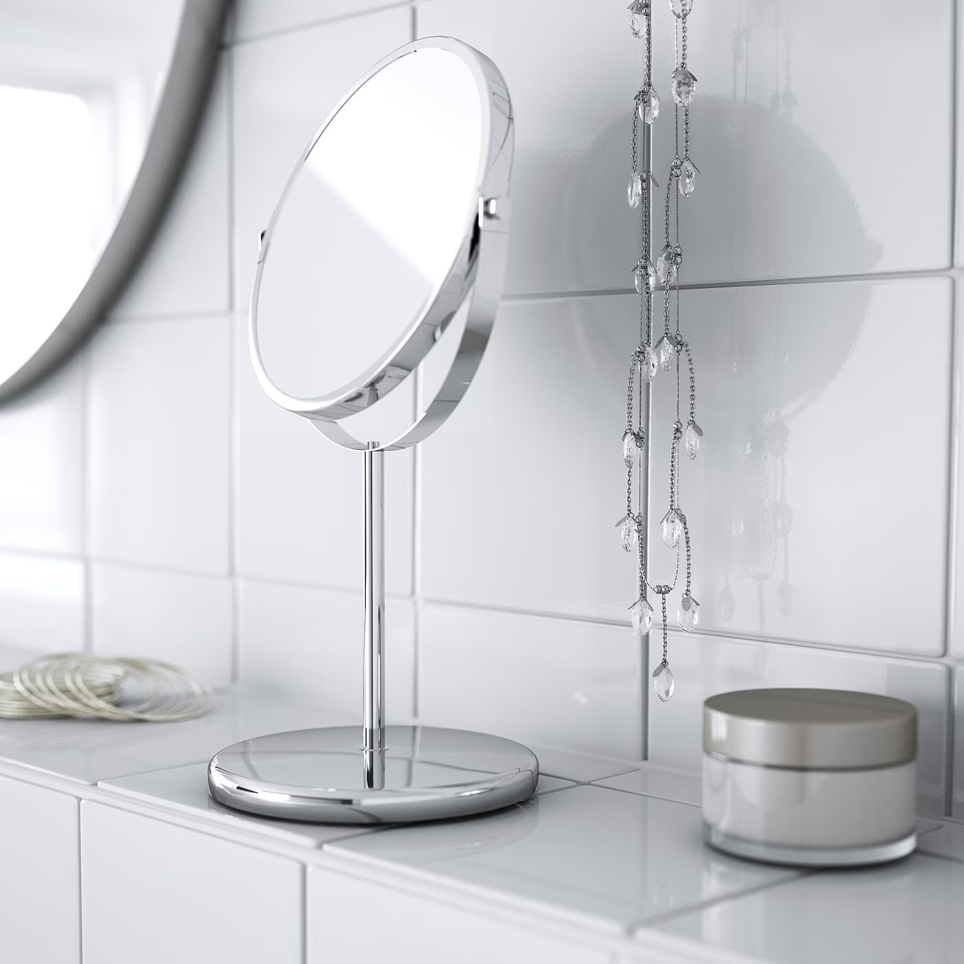 TRENSUM Mirror, Stainless Steel