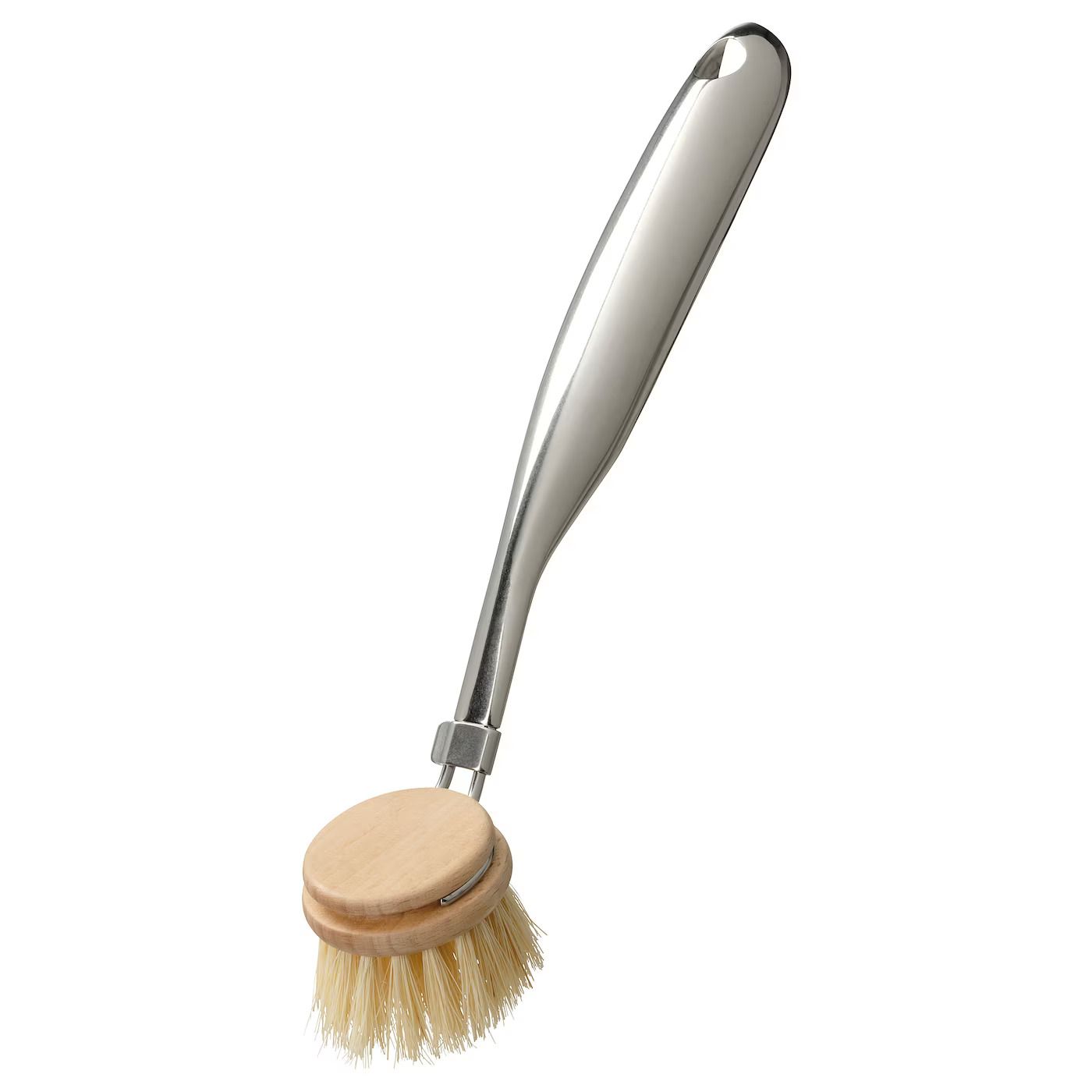 VÄLVÅRDAD Dish Brush, Stainless Steel/Beech