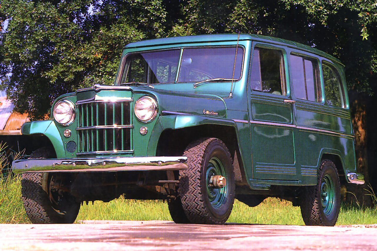 The Willys Jeep Station Wagon was introduced in 1946, powered by the L-134 Go-Devil flathead four cylinder.
