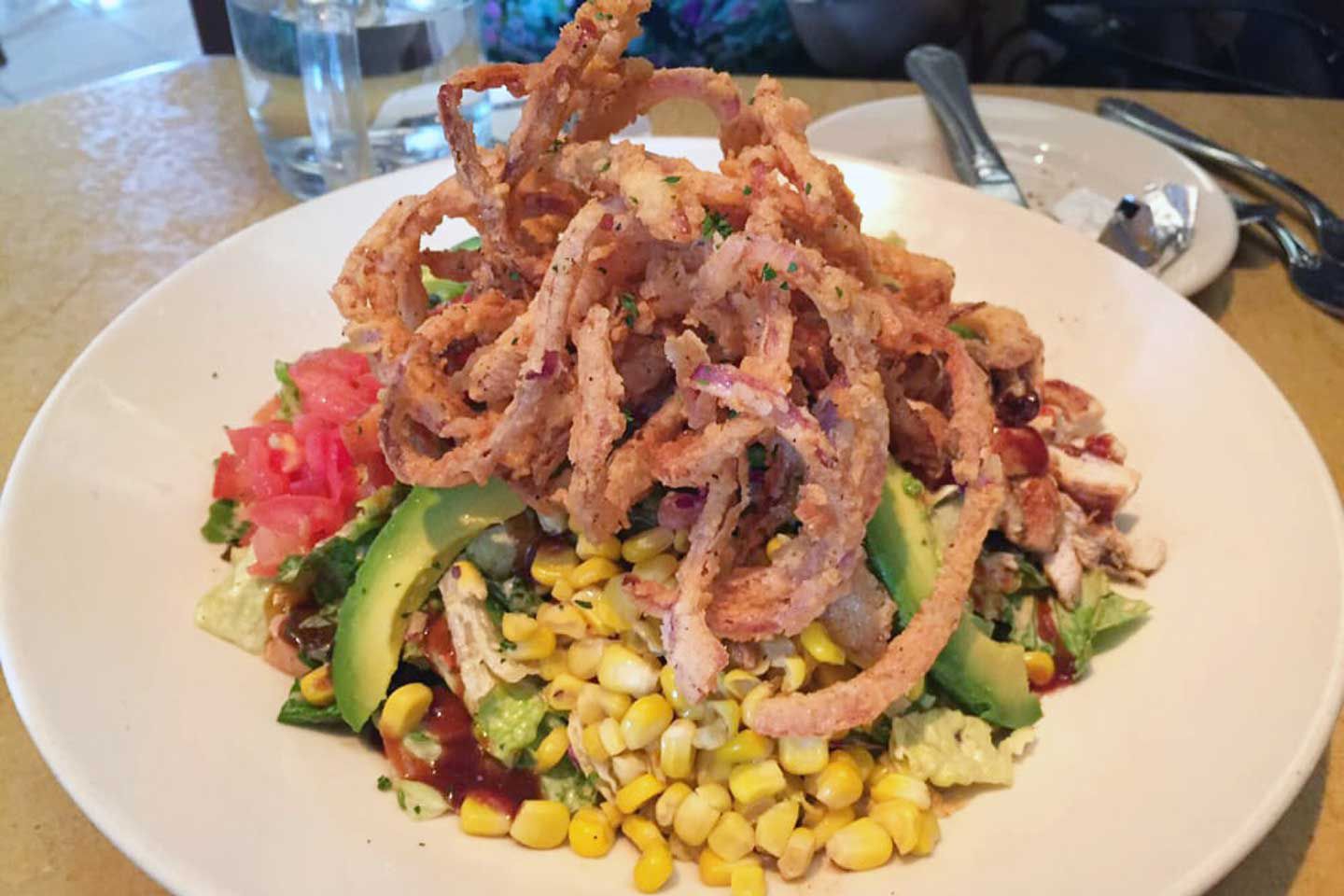 Barbecue Ranch Chicken Salad from the Cheesecake Factory