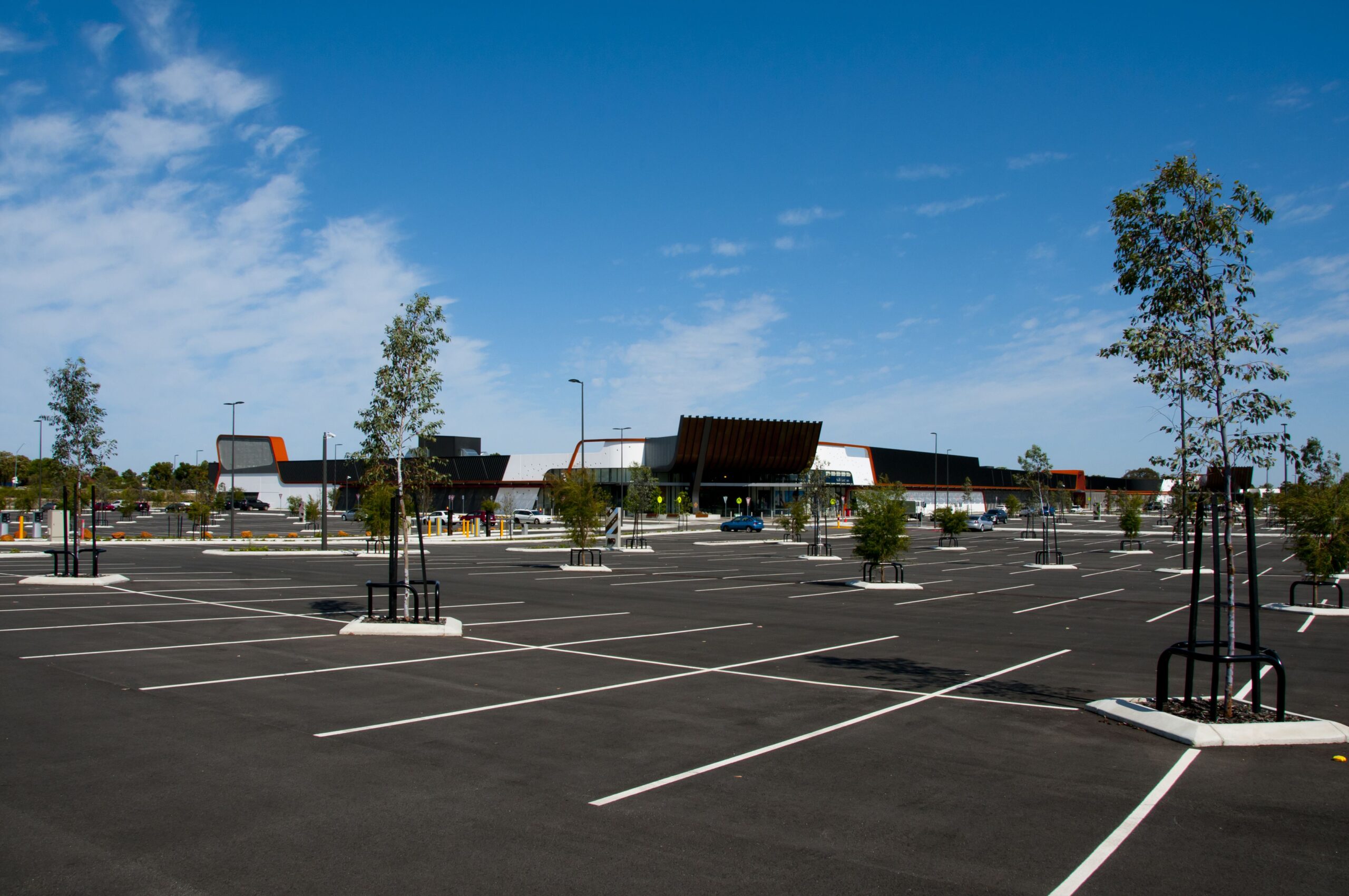 large store parking lot
