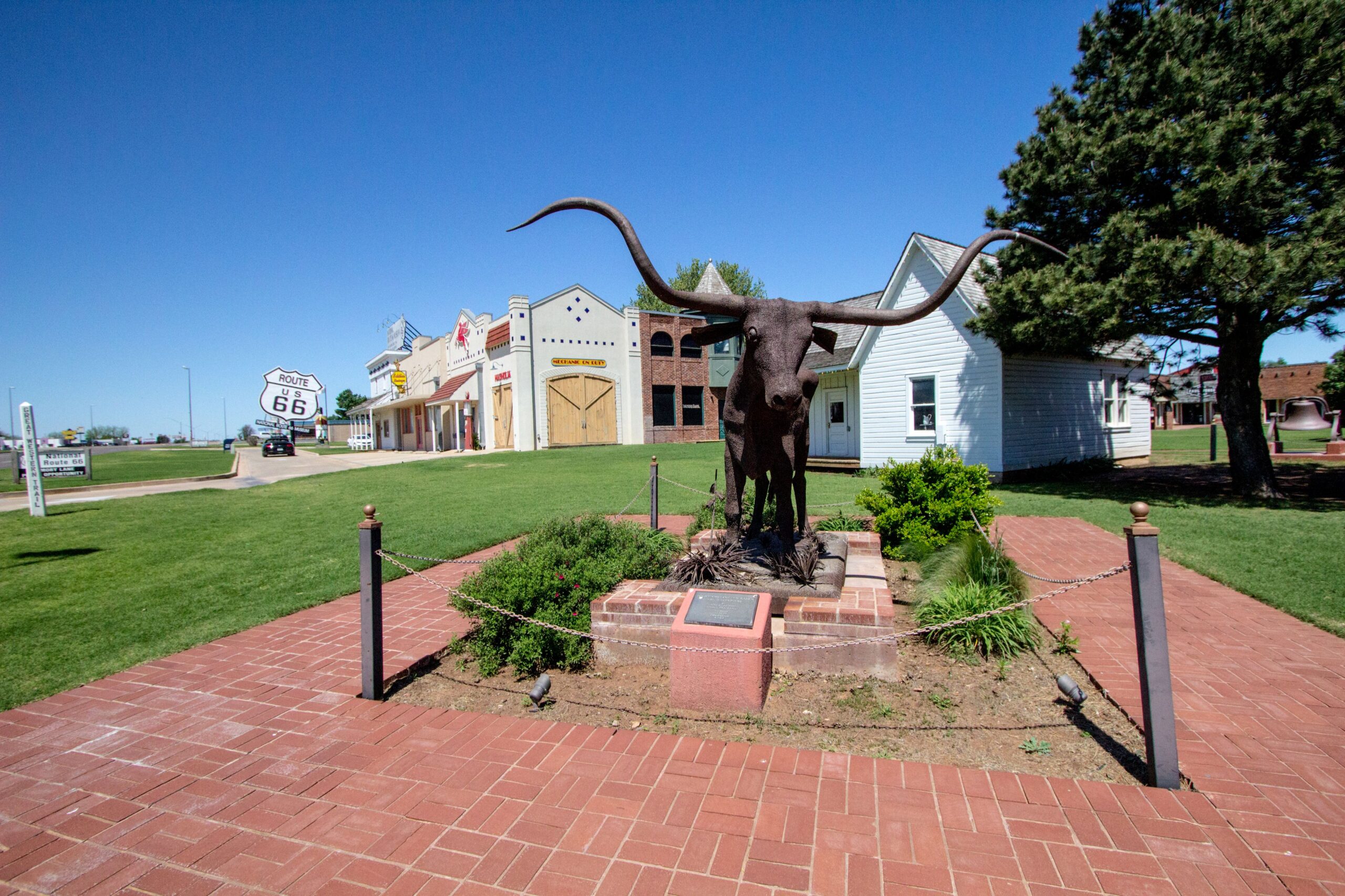 Historic Route 66 In Elk City Oklahoma