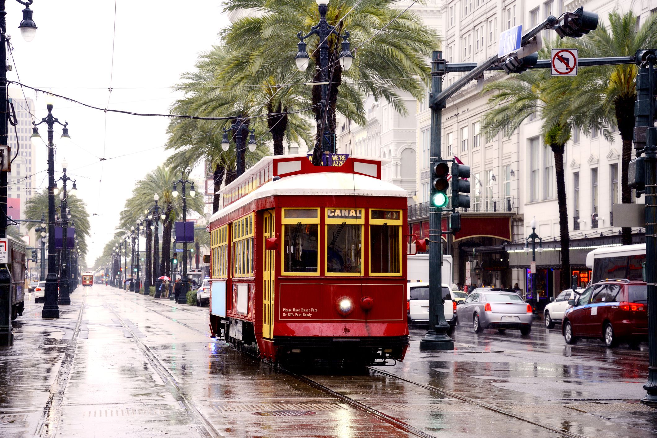 Street Car, Canal street, New Orleans, Louisiana, USA