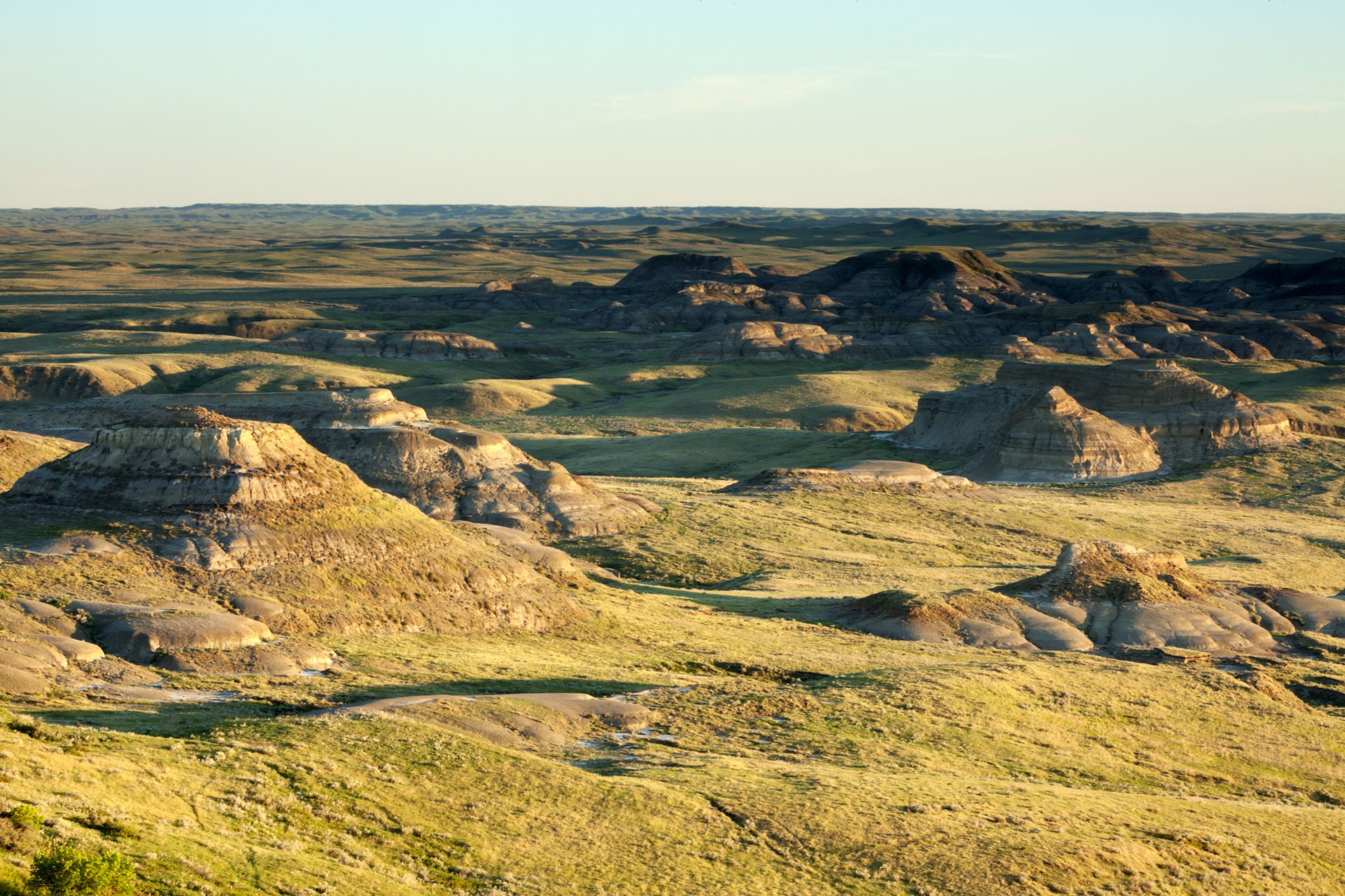Beautiful Grasslands National Park, Saskatchewan Canada. Image taken from a tripod.