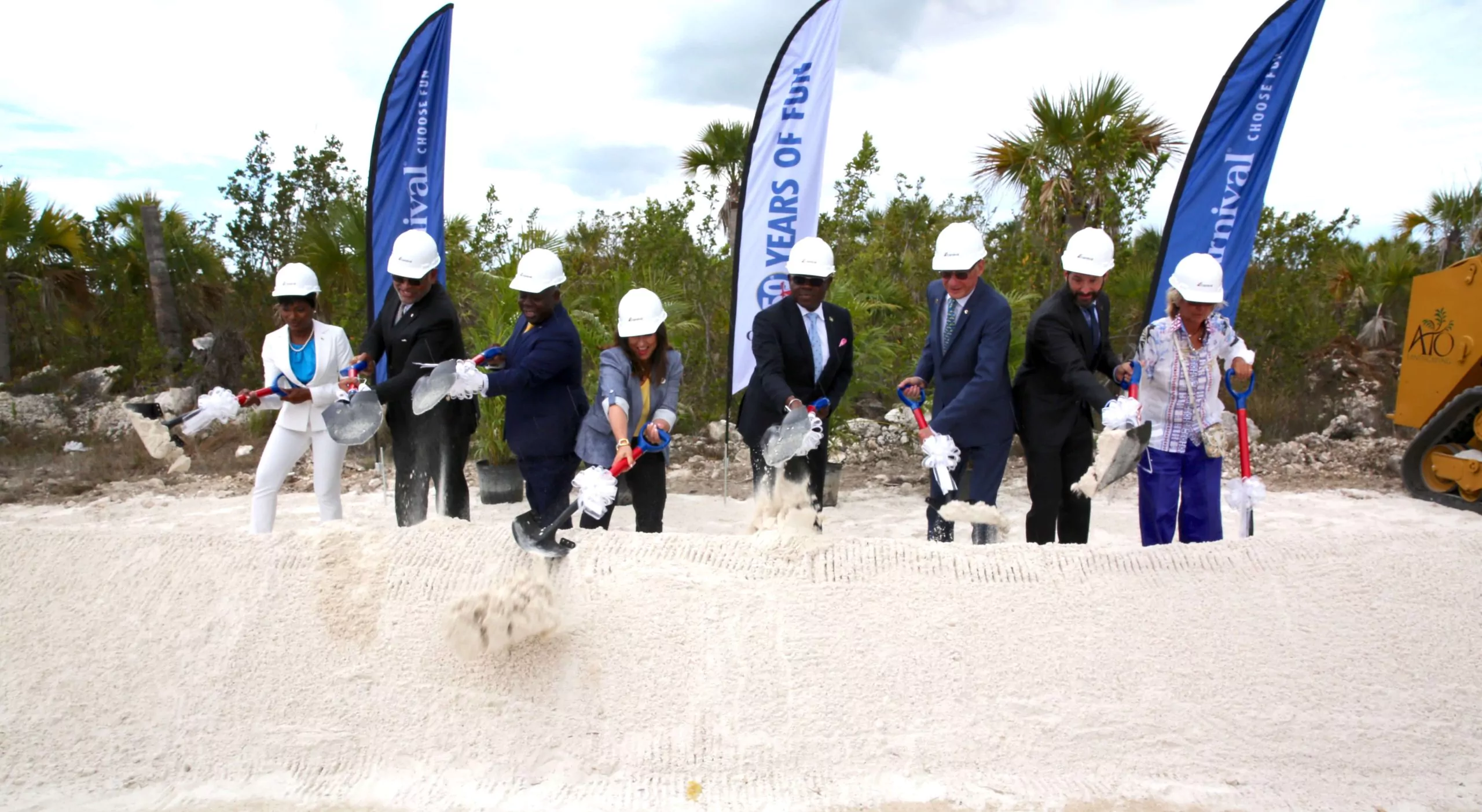 Carnival Cruise Line Breaks Ground on New Cruise Port Destination on Grand Bahama Island
