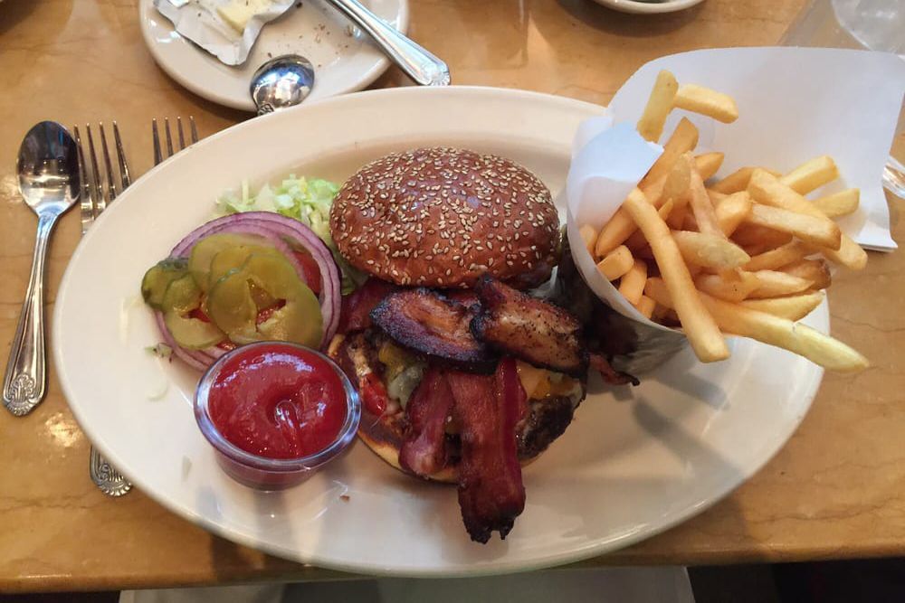 Bacon-Bacon Burger from the Cheesecake Factory
