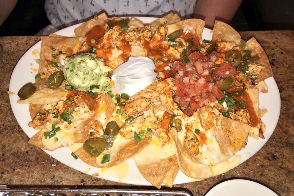 Factory Nachos With Spicy Chicken