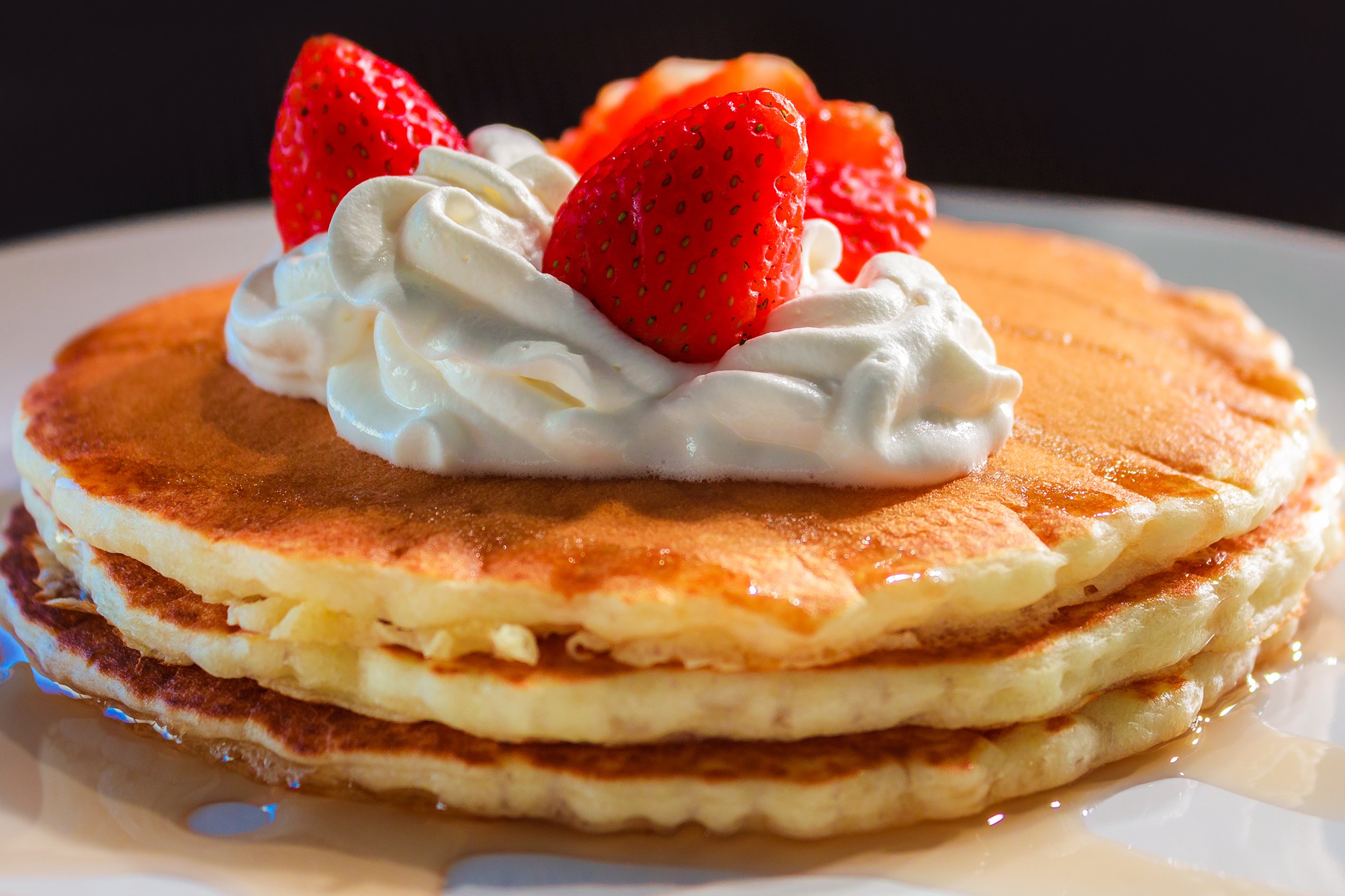 Eggnog Pancakes