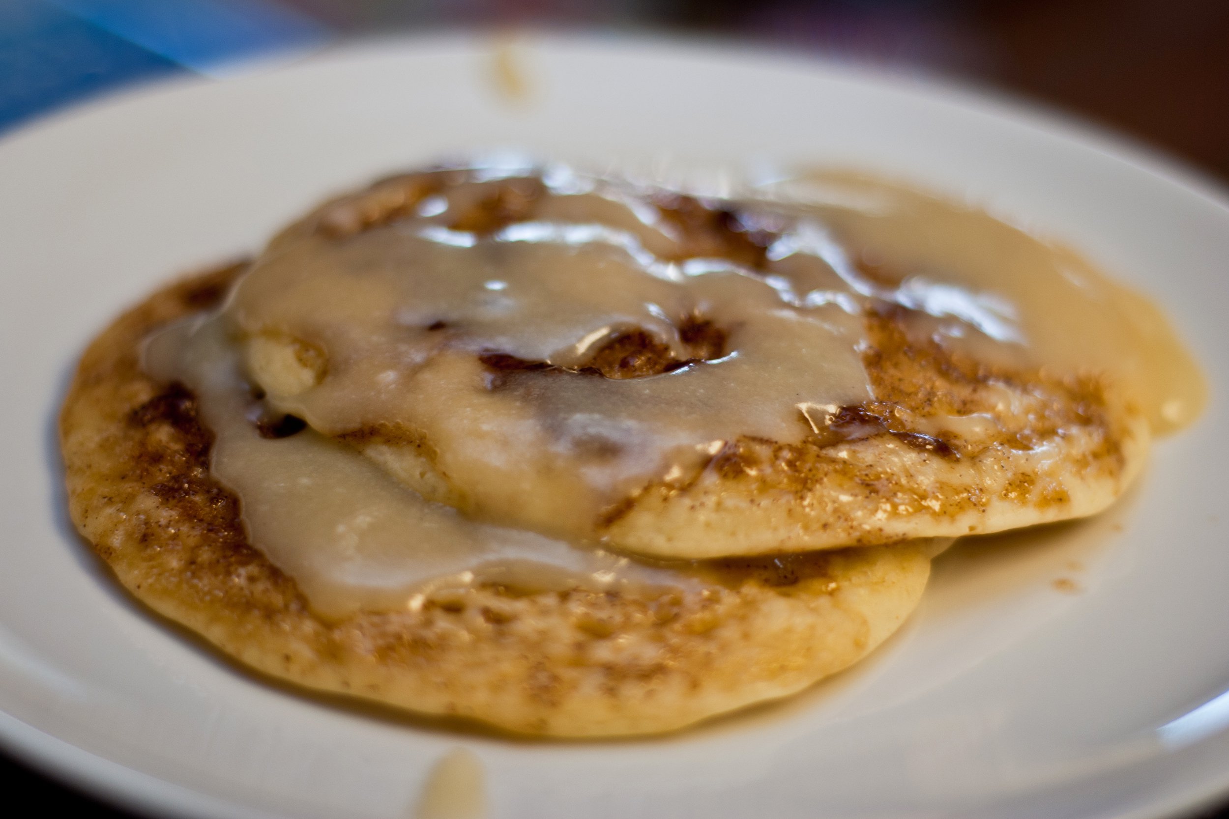 Cinnamon Roll Pancakes